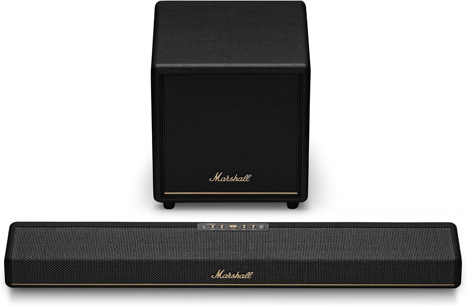 Marshall Heston 60 Soundbar & Heston Sub 200 Subwoofer Bundle - Black