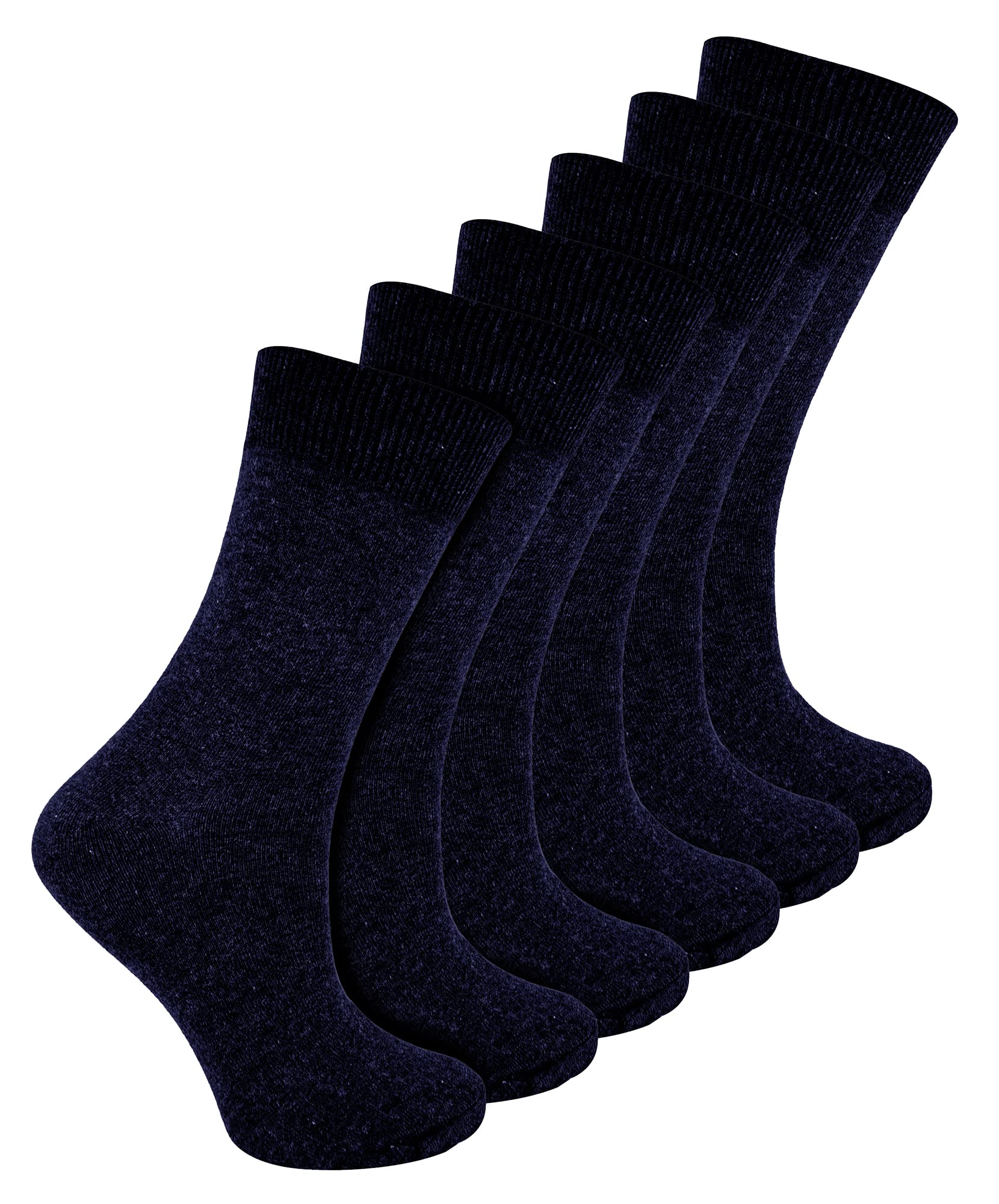 Sock Snob Men's Cotton Socks - Size 4-6 - Navy