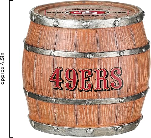 Miniatura 6 de FOCO NFL - Juego de 5 posavasos unisex para adultos con logotipo del equipo de la NFL, para bebidas