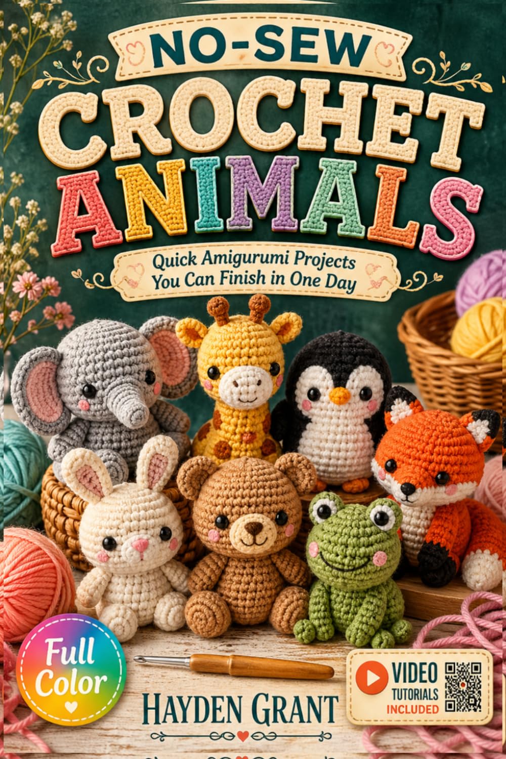 NO-SEW CROCHET ANIMALS: Quick Amigurumi Projects You Can Finish in One Day