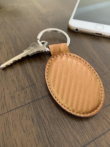 Miniatura 13 de LaserGram Llavero ovalado, Virgen de Guadalupe, grabado personalizado incluido (rústico con oro)