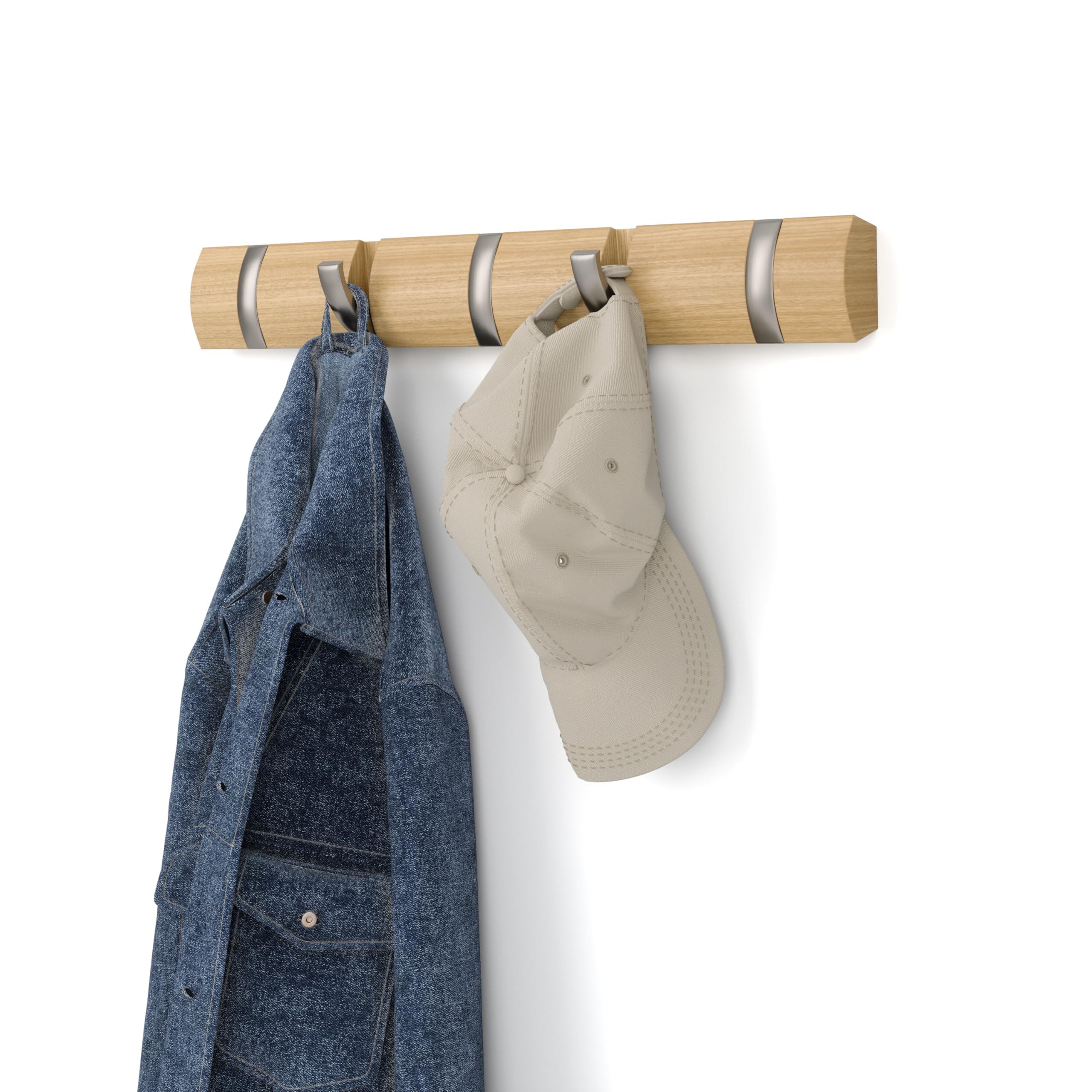 Amazon｜【umbra】 フリップフック FRIP HOOK ナチュラル 5HOOK 壁掛け