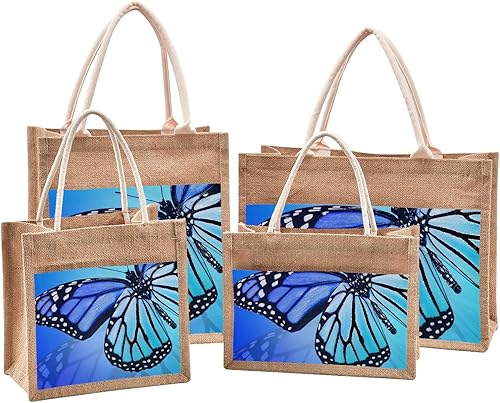 susiyo Jute Tote Bag, Reusable Shopping Grocery Bag with Handles Burlap Bags susiyo Jute Tote Bag, Reusable Shopping Grocery Bag with Handles Burlap Bags