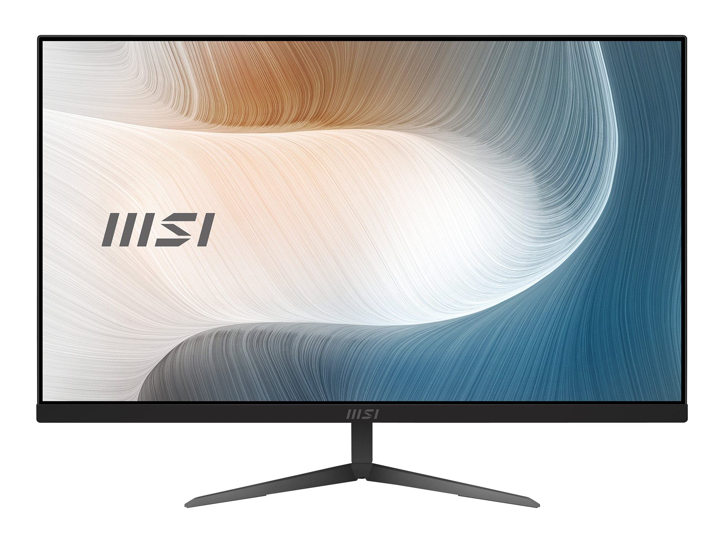 Modern AM271 11M-026EU PC de Bureau Tout-en-Un, Écran IPS 23.8'', CPU Intel Core i5-1135G7, RAM 8 GO, SSD 512 GB, Clavier & Souris sans Fil, Windows 10 Home - Noir