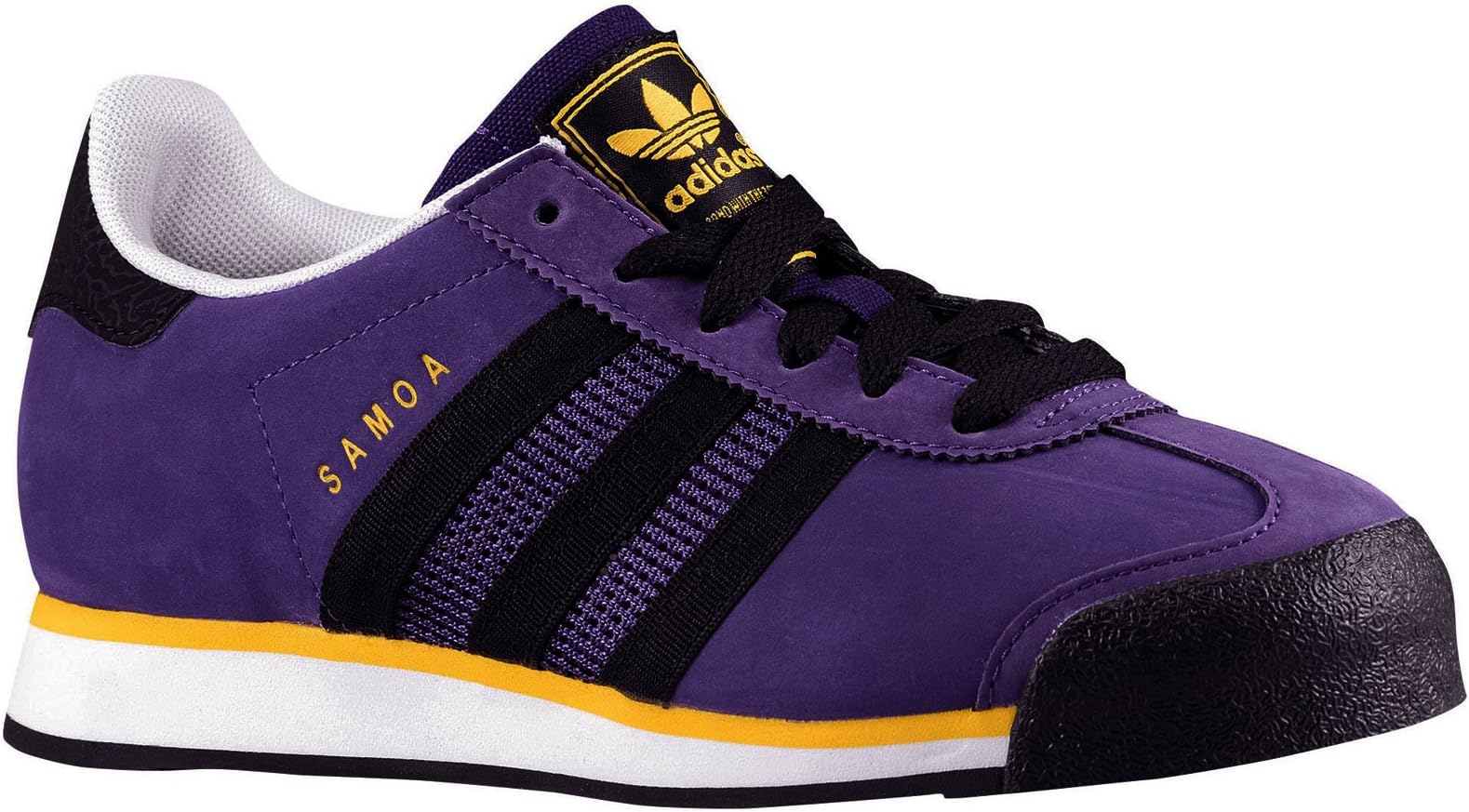 adidas Junior Samoa, Purple/Black/Yellow, 6.5