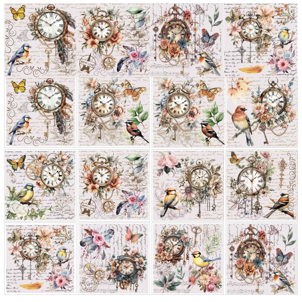 AHANDMAKER Lot De 12 Feuilles D'autocollants De Transfert Délicats à Frotter Pour La Maison, La Salle De Classe, L'école Et Les Fêtes, 14 X 14 Cm