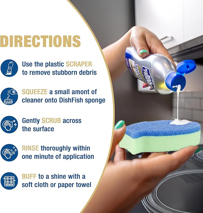 Bar Keepers Friend Cooktop Cleaner (2 x13 oz) Limpiador Multipropósito miniatura 6