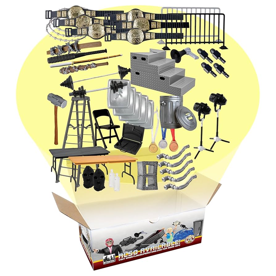 Amazon.co.jp: 50 Piece Accessory Starter Kit for WWE