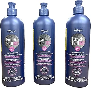 Roux Fanci-Full Rinse #42 Silver Lining 15.2 Ounce (449ml) (3 Pack)