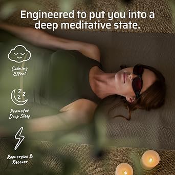 TrueDark by Dave Asprey | Twilights Red Lenses Block 99% Blue, Green & Violet Light for Night Use