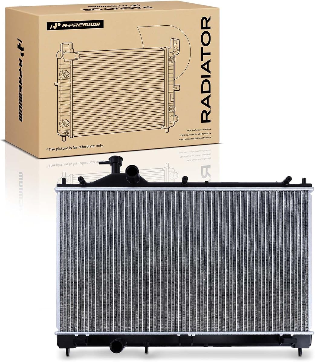 Conjunto de radiador de refrigerante de motor A-Premium compatible con Mitsubishi | Para Outlander 2014 2015 2016 2017 2018 2019, 2.4L 3.0L, transmisión manual