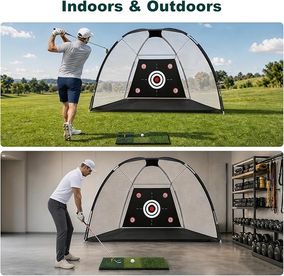 Golf Net with Practice Mat