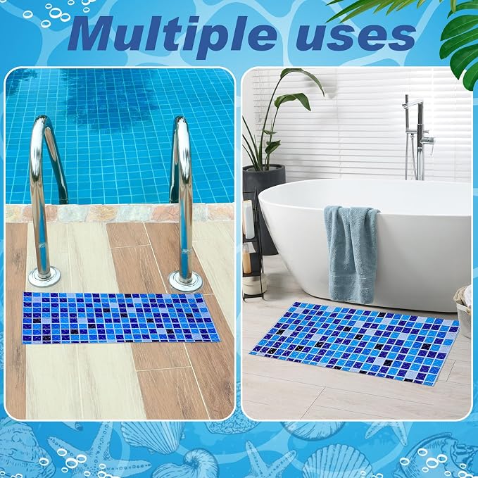 Alfombrilla antideslizante para escalera de piscina 36 x 16 in miniatura 7