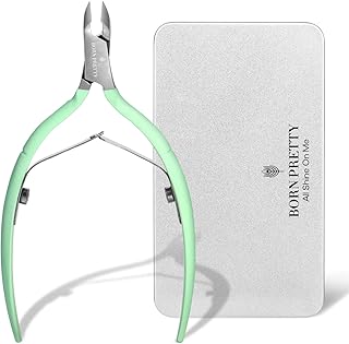 BORN PRETTY Nail Art Cuticle Nipper Cuticle Trimmer Cuticle Remover Clippers Cuticle Nippers Professional Stainless Steel Cutter Clippers Durable Pedicure Manicure Tools for Fingernails and Toenails
