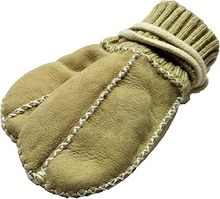 Altabebe MT4030 L - 04 Guantes de piel de cordero, color amarillo