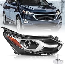 TUSDAR Headlight Assembly Fits 2018-2020 HID/Xenon Chevy Equinox LED DRL