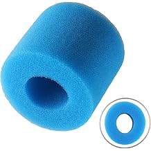 Washable Reusable Pool Filter Foam Sponge for Type I/II/VI/D, for Replacement Cartridge Part for Clean Water, Blue
