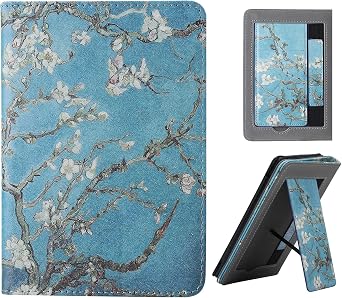 Case for 6" Kindle Paperwhite 5th/6th/7th Generation 2012-2015 Release, Model EY21 & DP75SDI Stand Cover-Waterproof Smart Protective Sleeve with Hand Strap and Auto Sleep/Wake