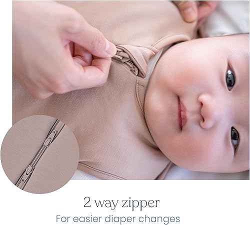 Miniatura 4 de HALO SleepSack - Manta de manta súper suave, acogedora viscosa de bambú, manta ajustable en 3 direcciones, cremallera de 2 vías, 2 TOG