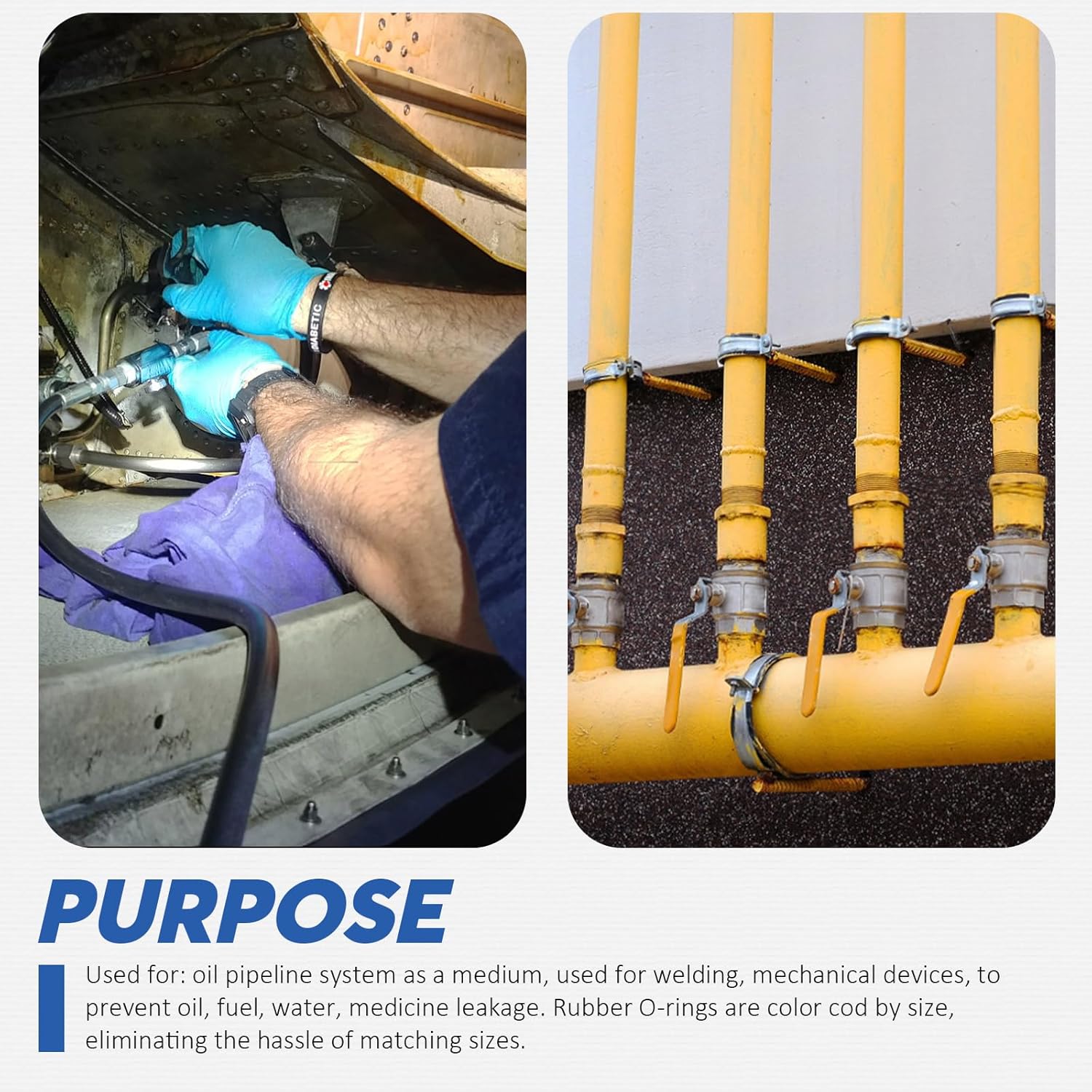 Glarks 145Pcs Sealing Gasket Kit NBR Metric Metal Oil Drain Plug Gasket Assortment Kit Bonded Seal Washer Combination Oil Sealing O-Ring Fit 12 Sizes M6 M8 M10 M12 M14 M16 M18 M20 M22 M24 M27 M30