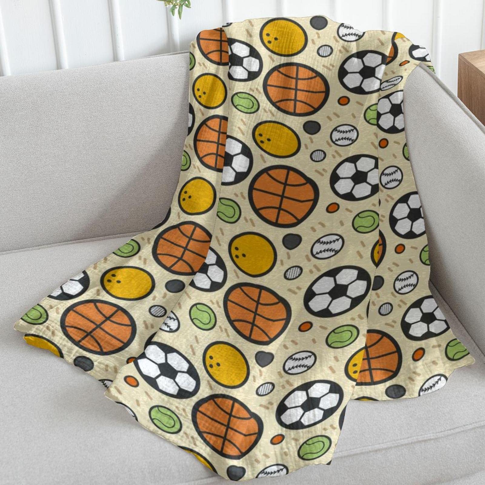 Coperta in pile per divano, divano o letto e letto
