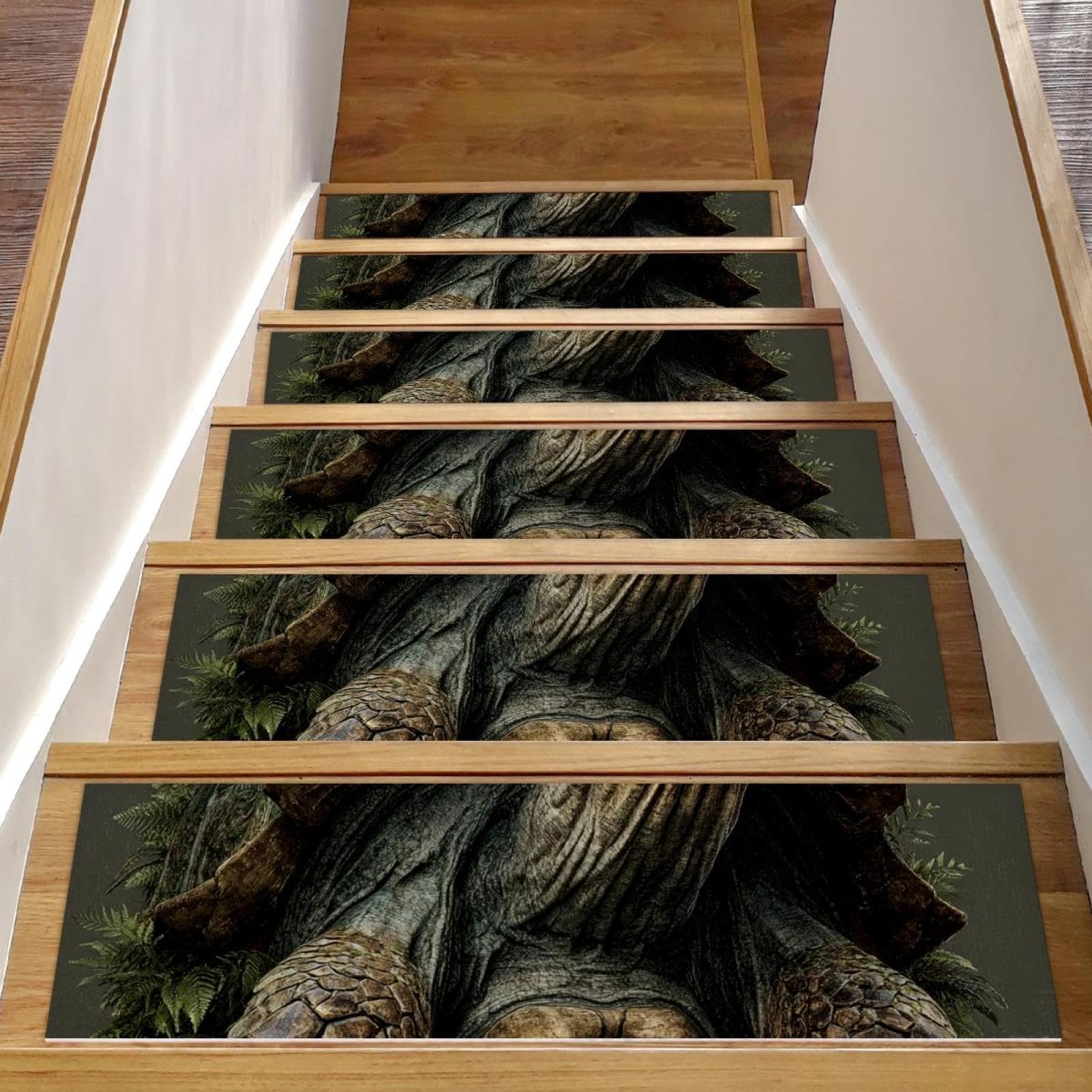 Tapis d'escalier antidérapant 15 pièces pour sécuriser les marches en bois intérieures glissantes