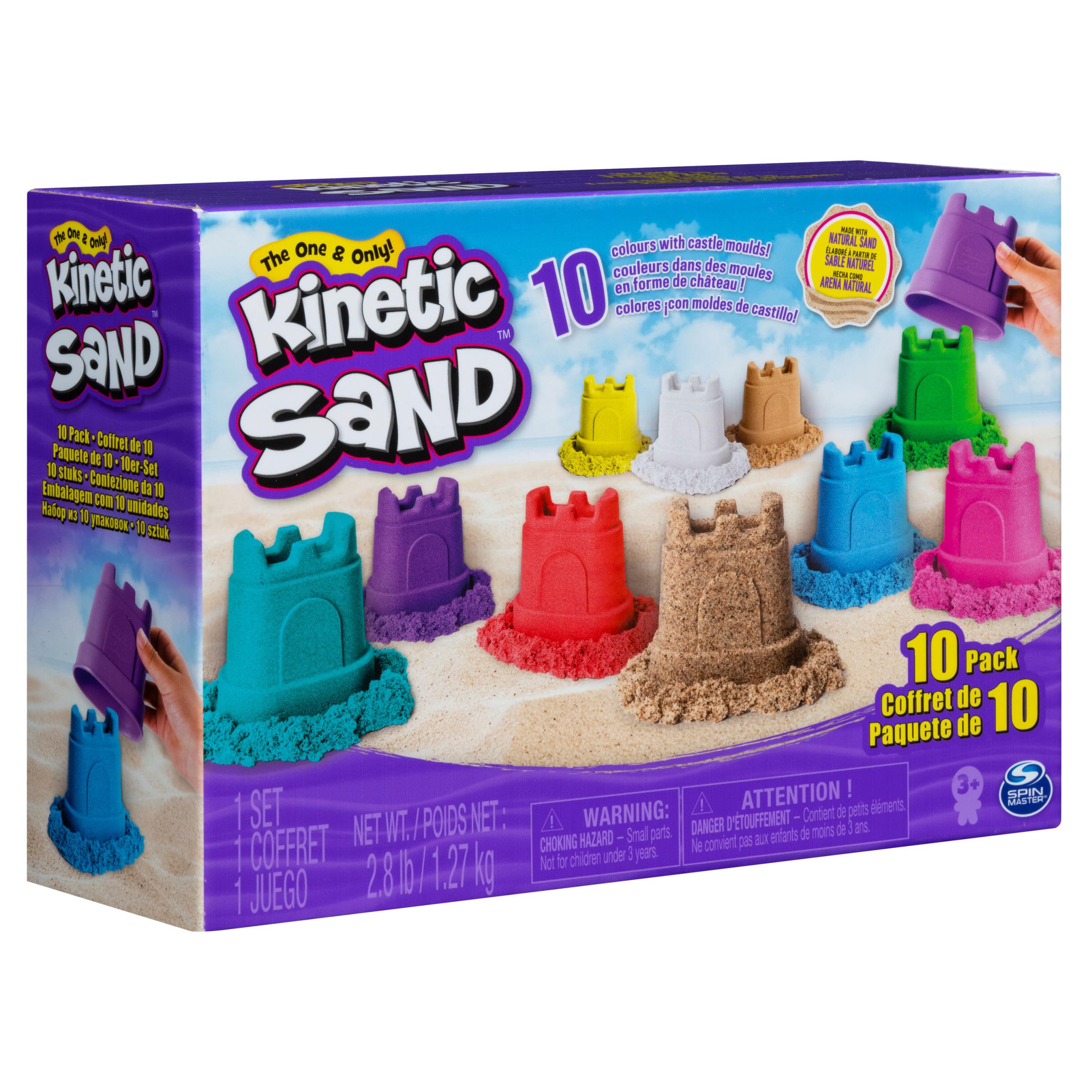Kinetic Sand Castle Containers - 10 Pack! -9