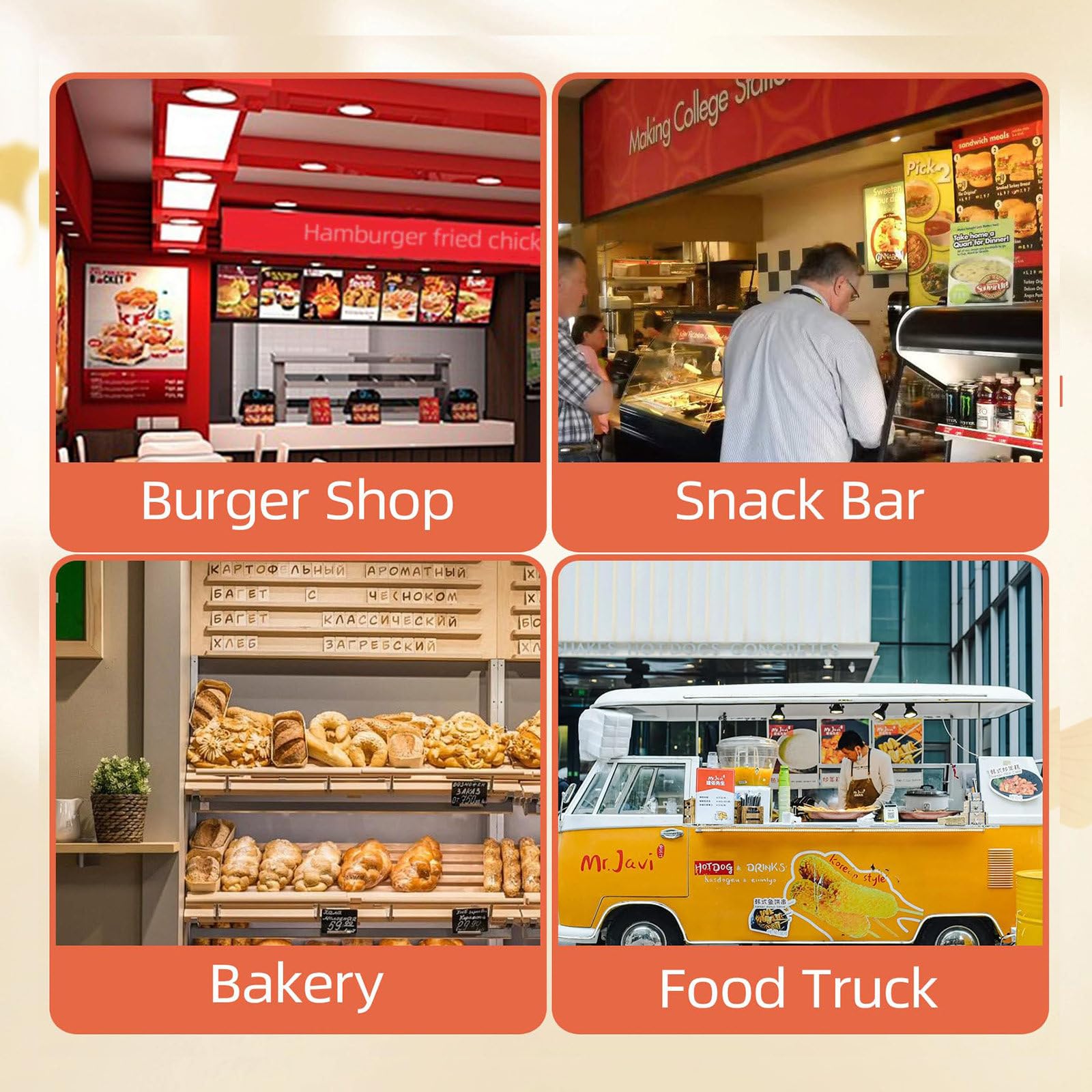 Mały opiekacz do hamburgerów, 2000 W, opiekacz do bułek, grubość dolna 12,2-20,6 mm, 50-300°C, stal nierdzewna spożywcza – idealny do food trucków, kawiarni i sklepów spożywczych.