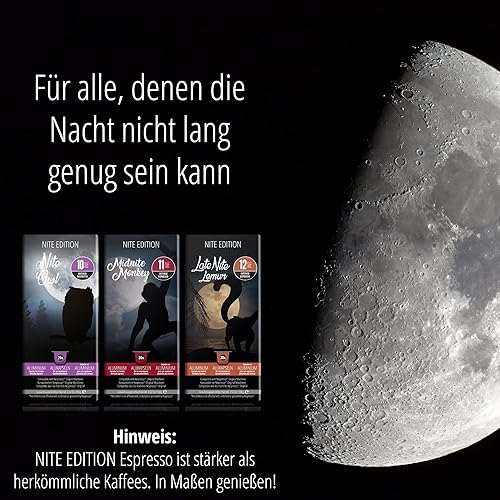 Miniatura 9 de Paquete variado de espresso tostado oscuro de 240 quilates, compatible con Nespresso, cápsulas de café de aluminio, intensidad 10, 11, 12, expreso