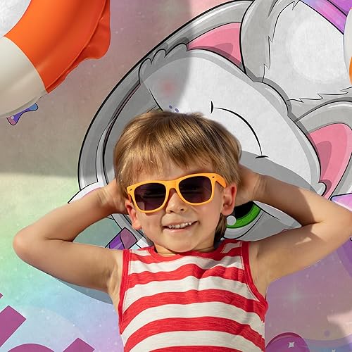 Miniatura 3 de Toallas de playa personalizadas para niños, toallas de playa de microfibra personalizadas con nombre, absorción de agua, accesorios de playa de