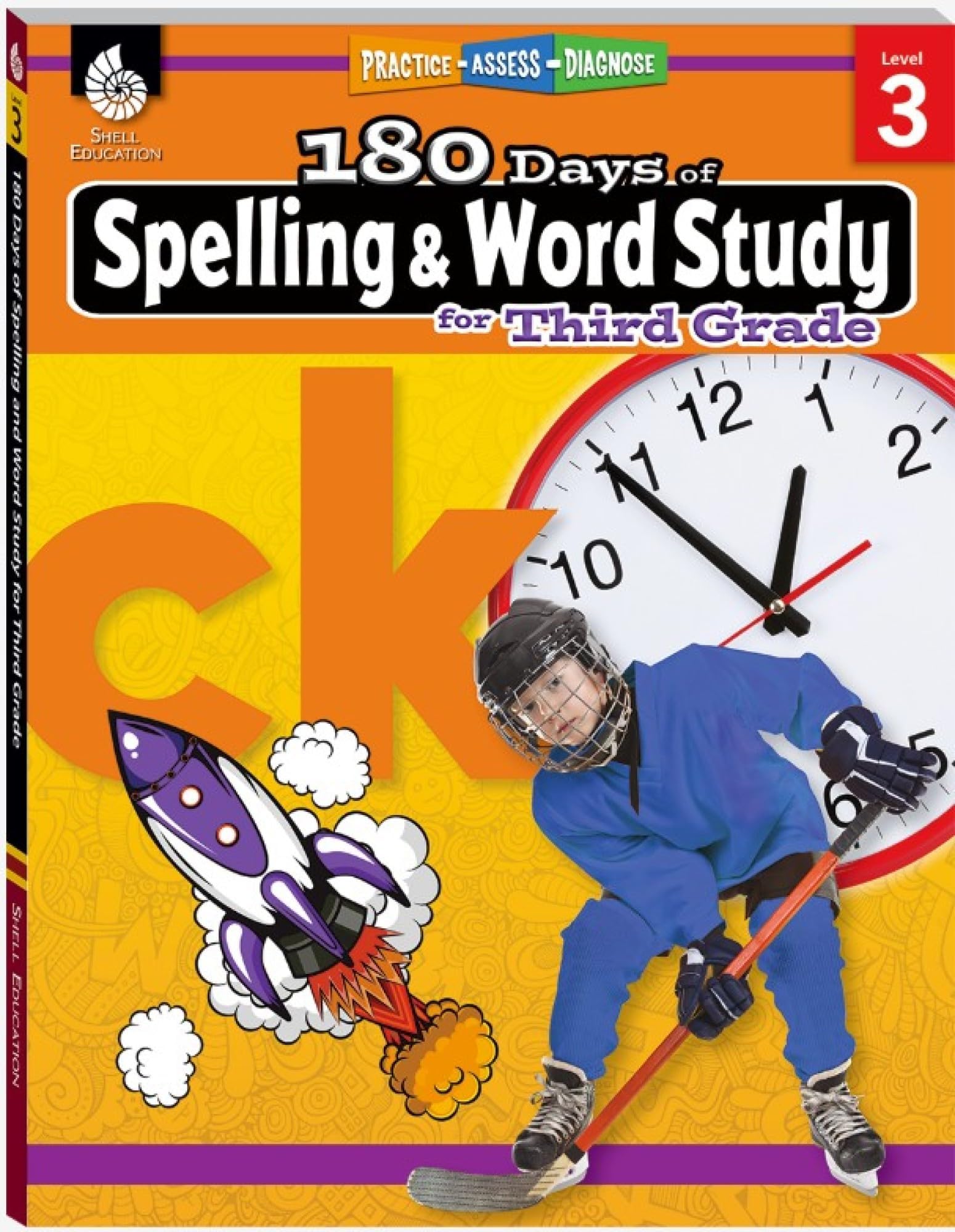 180 Days™: Reading, Vocabulary/Language for 3rd Grade Practice Workbook for Classroom and Home, Cool and Fun Practice Created by Teachers