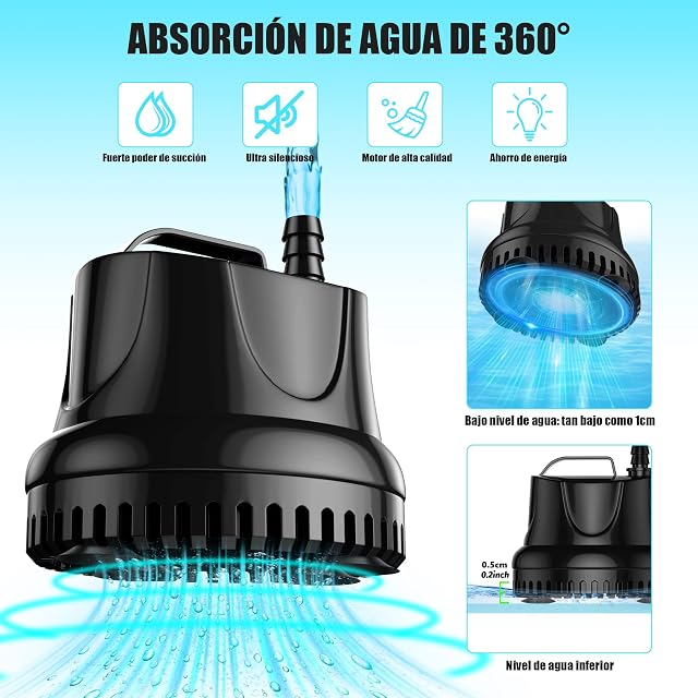 Foto 2 de 7 de Lnicez bomba de agua sumergible 25W