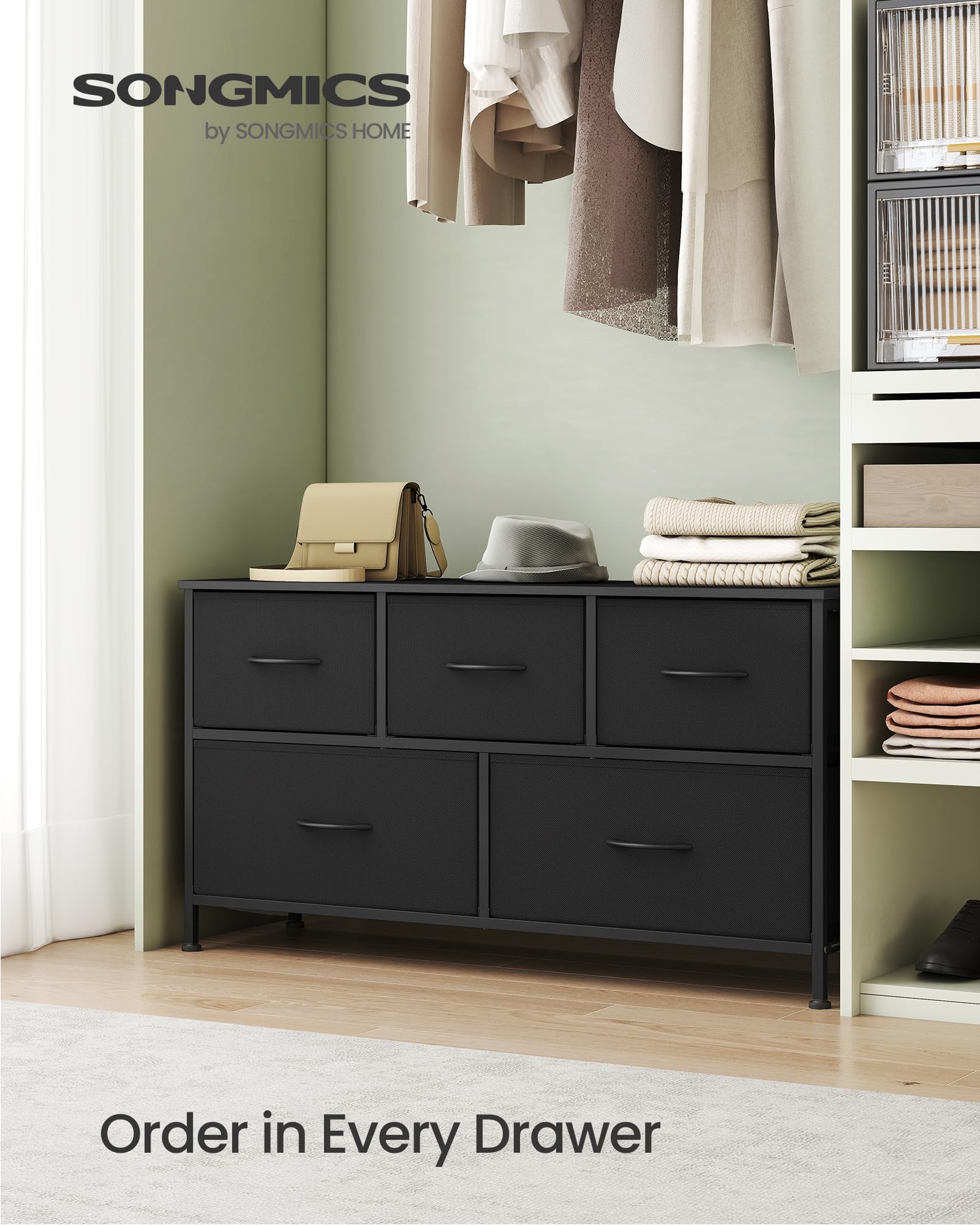 SONGMICS BELLAH Collection - Dresser for Bedroom, Chest of Drawers, Storage Orga — product photo