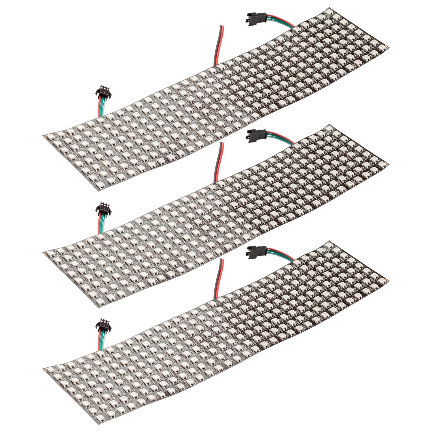 AZDelivery 3 moduli LED Matrix WS2812B RGB adattabili individualmente WS2811 WS2812 IC LED Pixel Panel con matrice Screen Board con supporto RGB