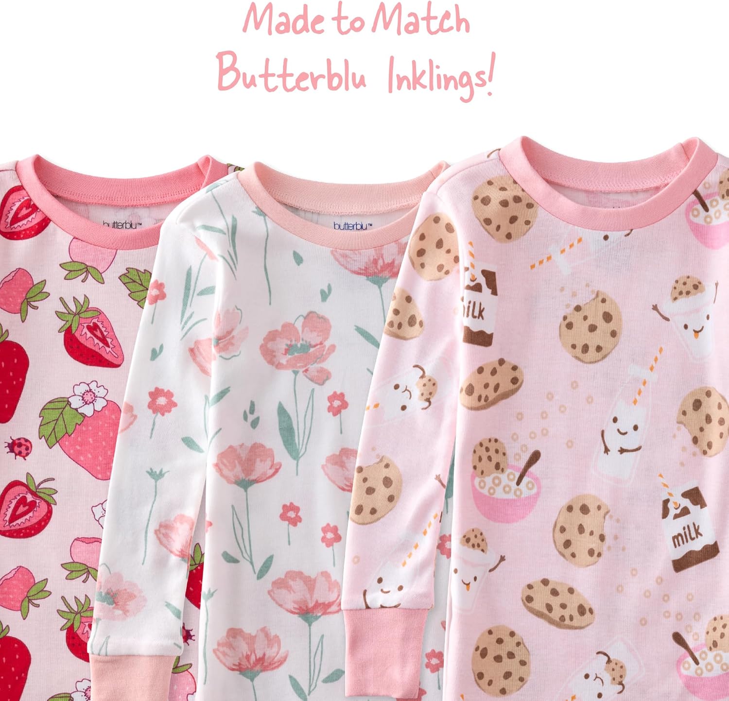 Zen Snug-fit 2-Piece Pajamas 100% Organic Cotton Long Sleeve for Girls - Image 8