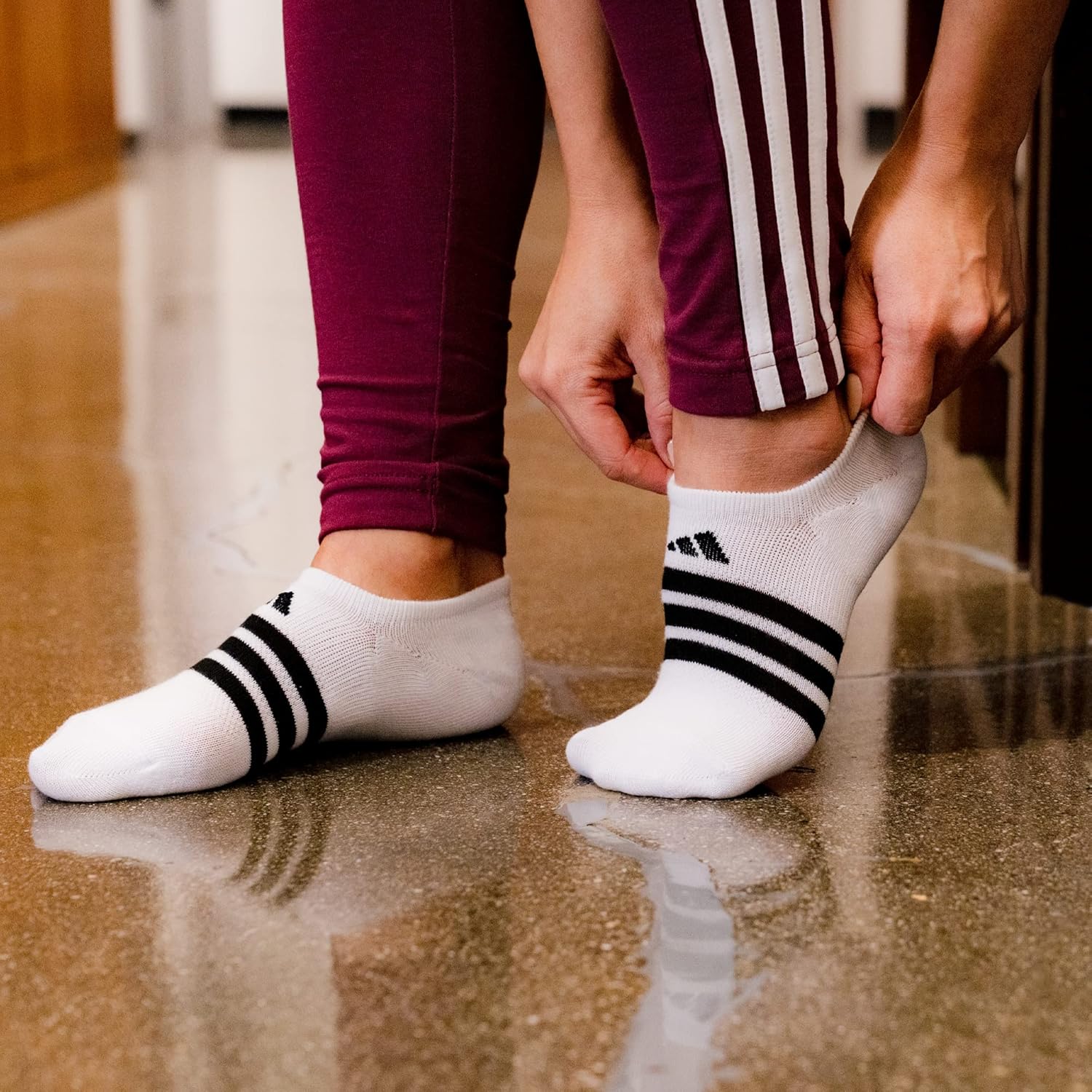 adidas Womens Superlite No Show Socks (6-pair) - Image 7