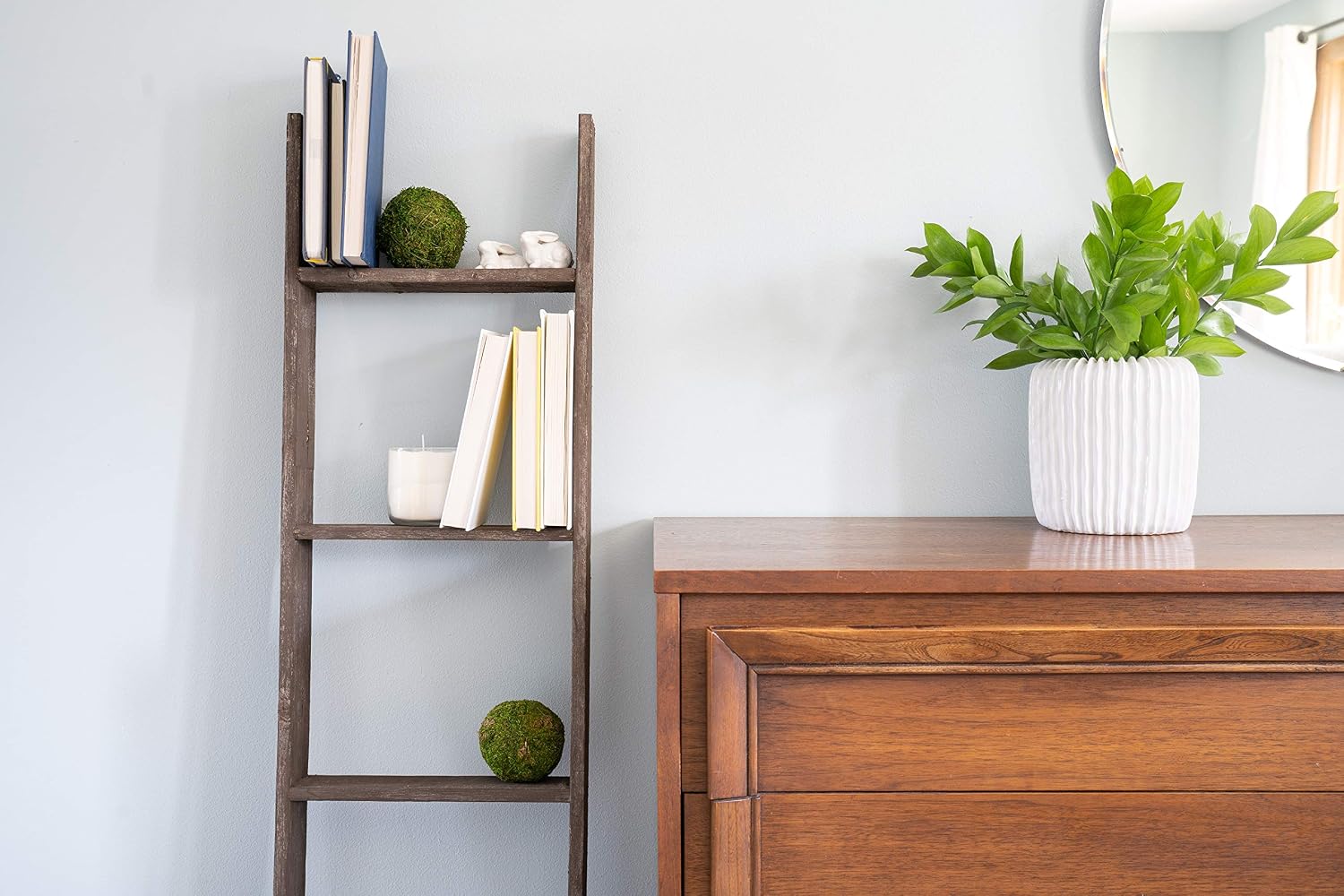 Exclusive Discount 60% Price BarnwoodUSA Rustic Farmhouse Blanket Ladder - Our 4 ft Ladder can be Mounted Horizontally or Vertically and is Crafted from 100% Recycled and Reclaimed Wood | No Assembly Required | Brown