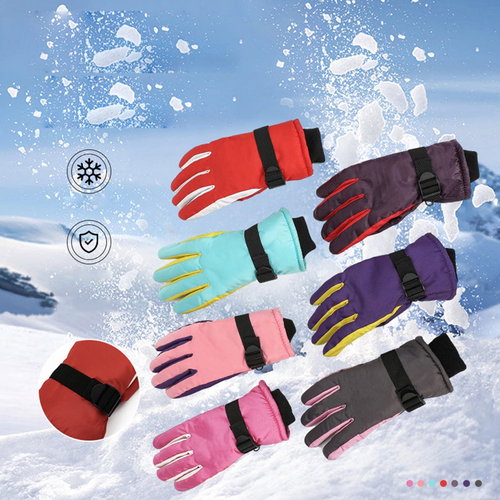 Guanti Da Sci Uomo Impermeabili E Caldi - Touch Screen, Antivento, Per Snowboard E Attività Invernali