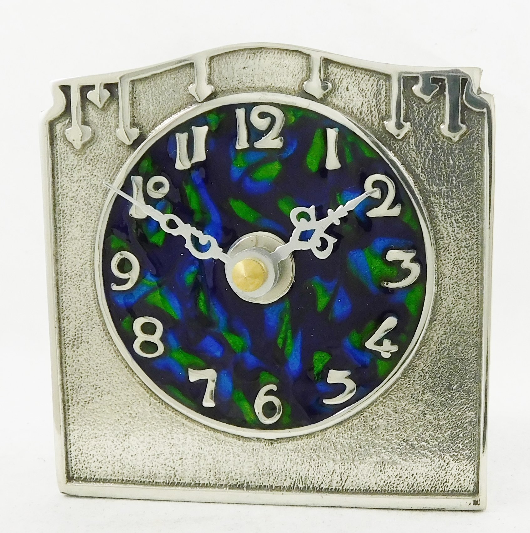 Pewter Clock | Art Nouveau | Archibald Knox Liberty Design | Made in England | AK8