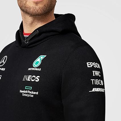 Mercedes-AMG Petronas - Merce Ufficiale di Formula 1 2021 Collezione - Uomo  - Hooded Sweat - Maglia con Cappuccio : Amazon.it: Abbigliamento