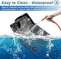 Vista 4 de Cartist Alfombrillas compatibles con Kia EV6 2022 2023 2024 2025 2026, accesorios para todo tipo de clima, forro de piso delantero y trasero, 2