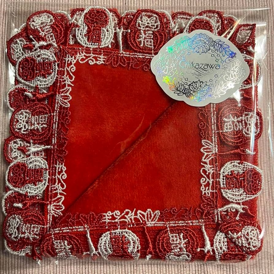 タオル・ハンカチ RT-155867 Amazon.co.jp: 近沢レース タオルハンカチハンカチ だるま