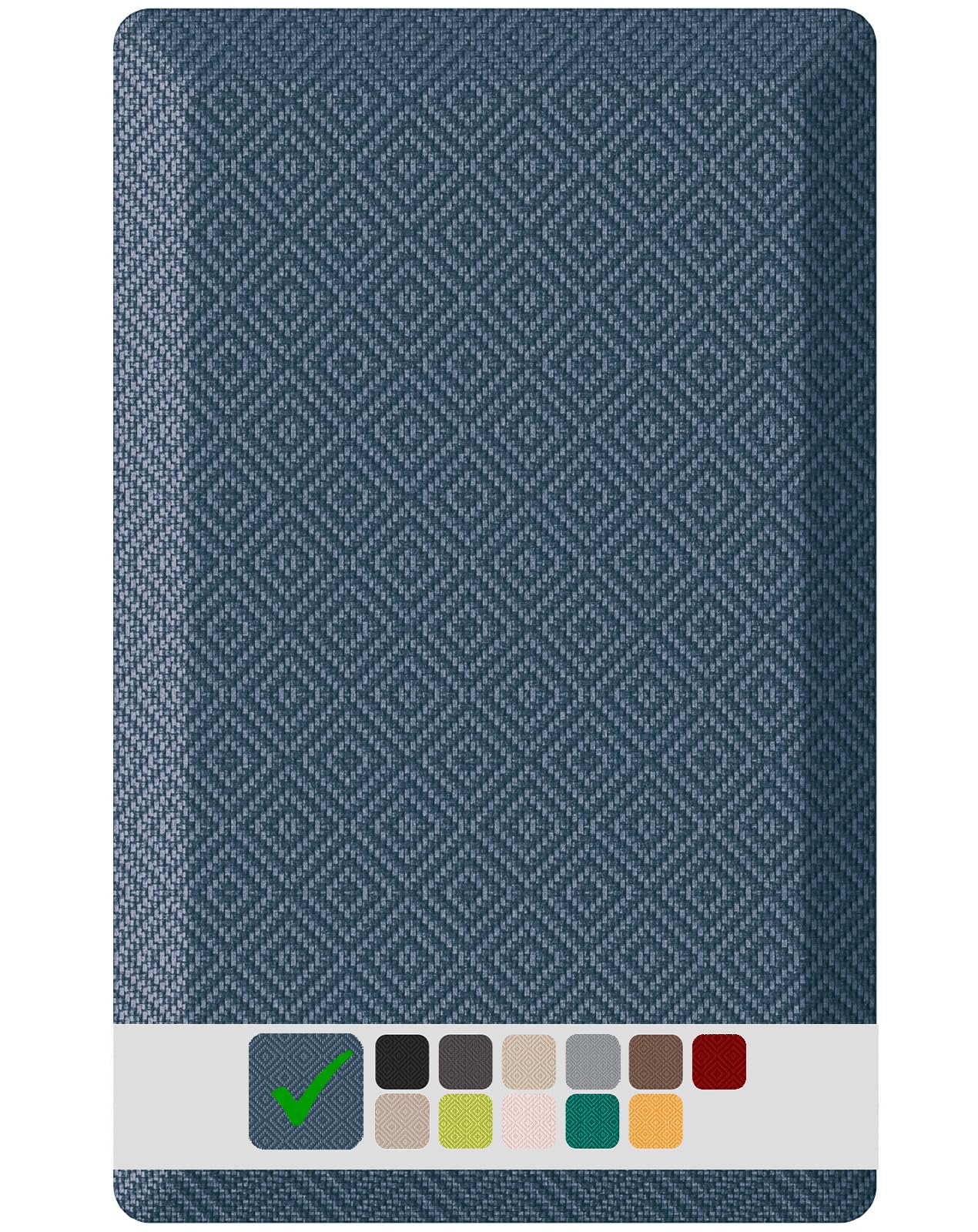 Ophanie Kitchen Mats for Floor,3/4 inch Thick,17x28 Anti Fatigue Cushioned Mat,Kitchen Rugs,Waterproof,Comfort Ergonomic Standing Mat for Office,Home,Sink with 99+ Pairs of Anti-Slip Bottom Ridges