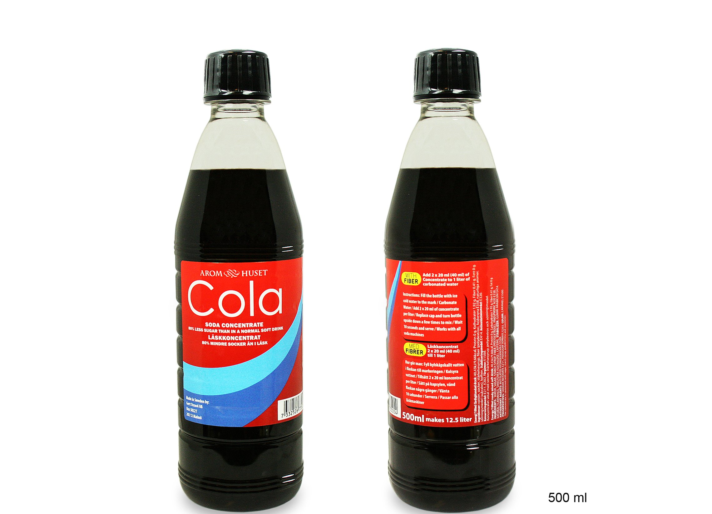 Aromhuset Classic Cola Soda Syrup Concentrate 500 ml – Make 12.5