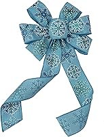 Vista 28 de Lazo de corona de cinta de arpillera natural - 10 pulgadas de ancho, colas de 18 pulgadas de largo, decoración de árbol de Navidad, casa de campo