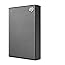 Seagate One Touch 4 To, Disque dur externe HDD – Space Gray, USB 3.0, pour PC portable et Mac, 4 mois de Adobe CC, et service