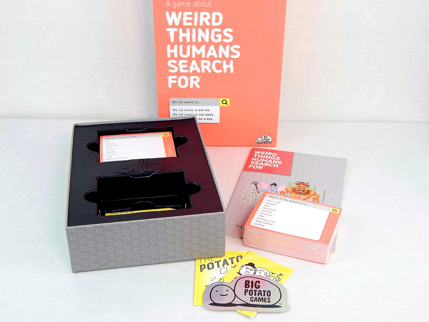 Big Potato Games Weird Things that Humans Search for Party Board Game