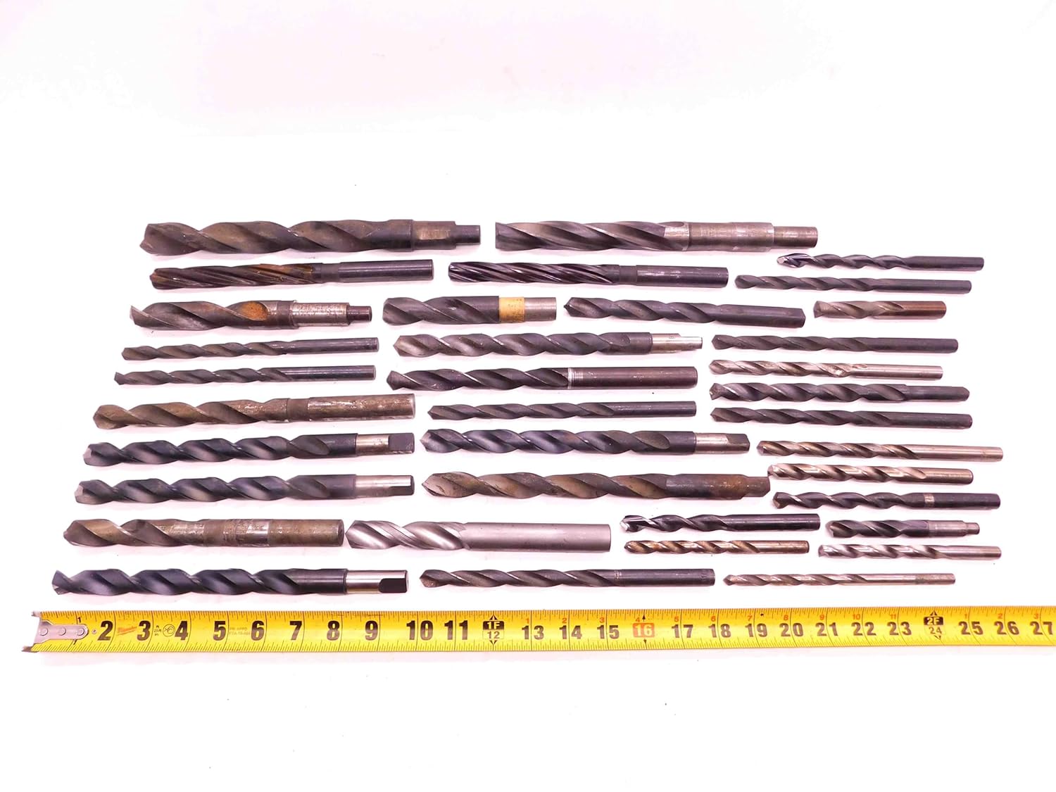 Large LOT of HSS Twist Drill BITS Various Sizes and Types CNC Machinist Tooling - BR10842CT2