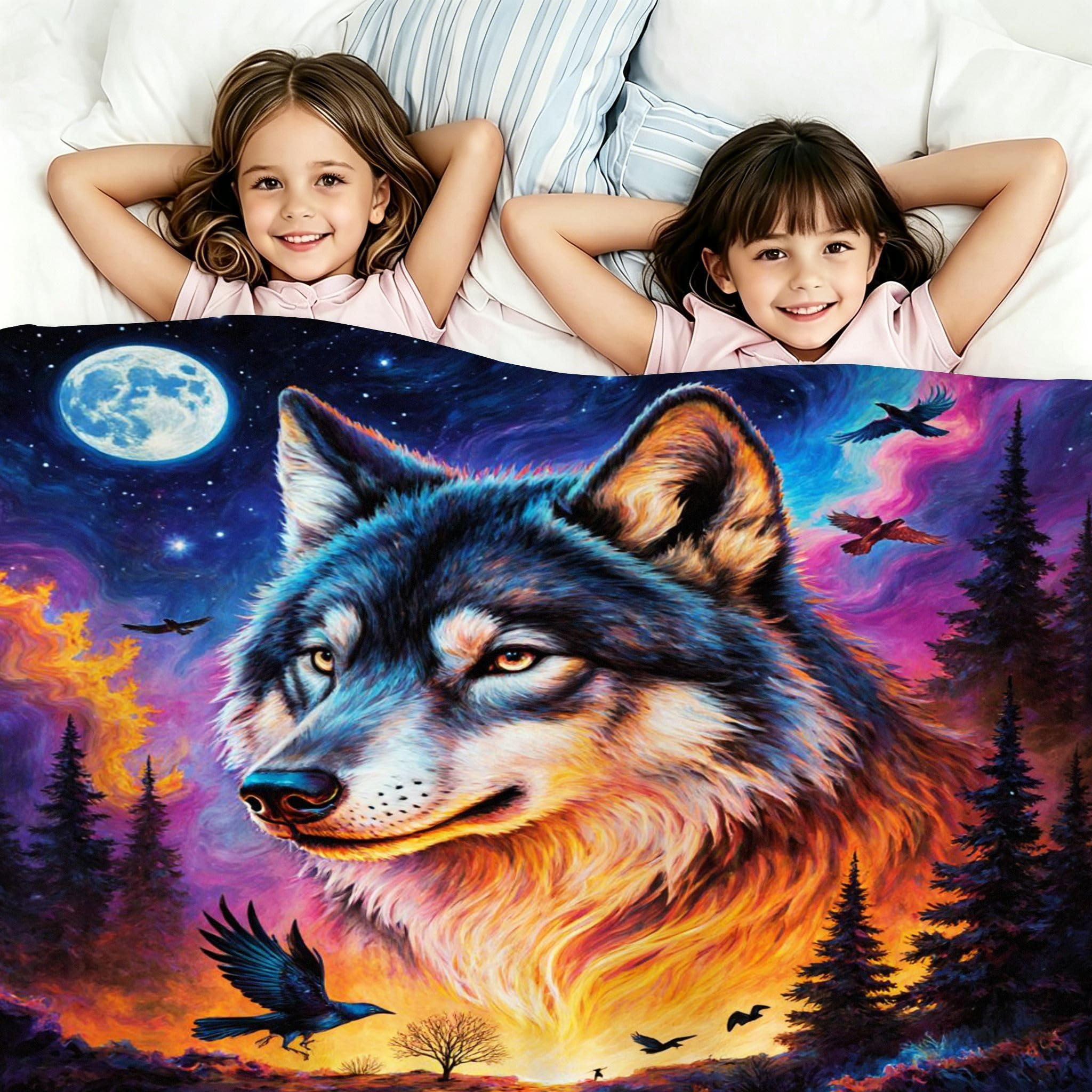 Manta 220x240 cm Pájaro Animal Franela Polar para Cama 135/150-A289