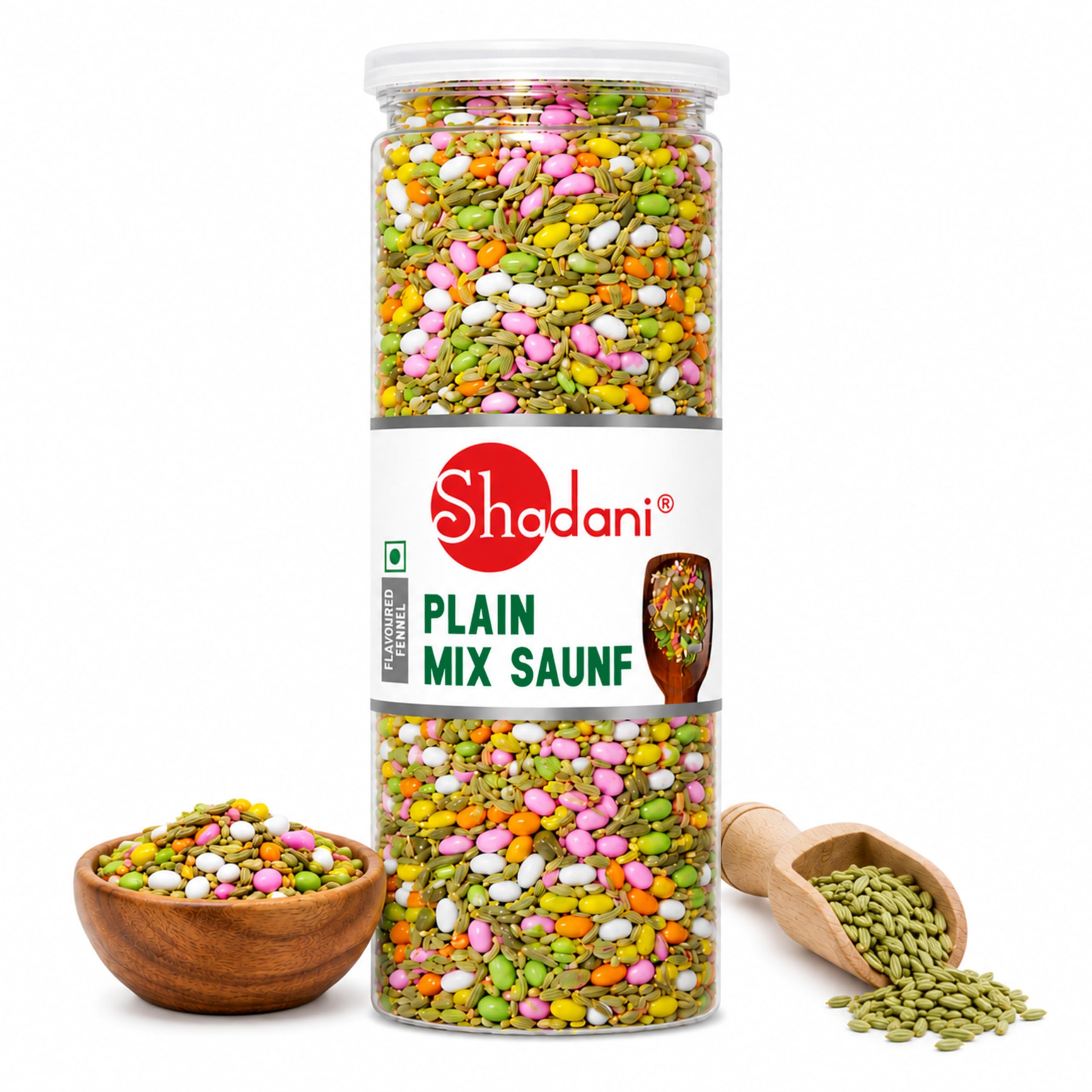 Shadani Plain Mix Saunf Mouth Freshener Digestive Saunf | Sweet & Flavourful Fennel | Aromatic Sweet & Minty Fennel Mouth Freshener | Crunchy Traditional Indian Snack (Jumbo Can, Jumbo Can 250 G)-image-29